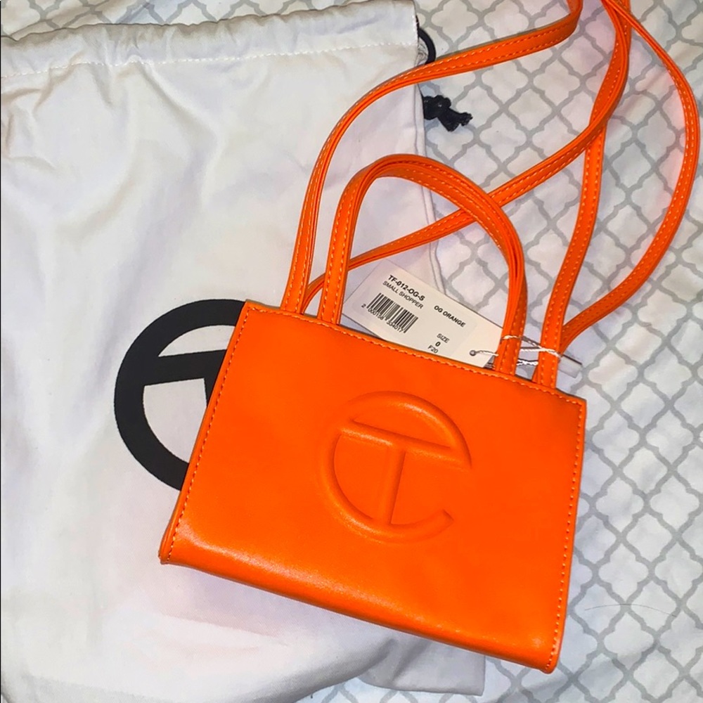Telfar small Orange bag